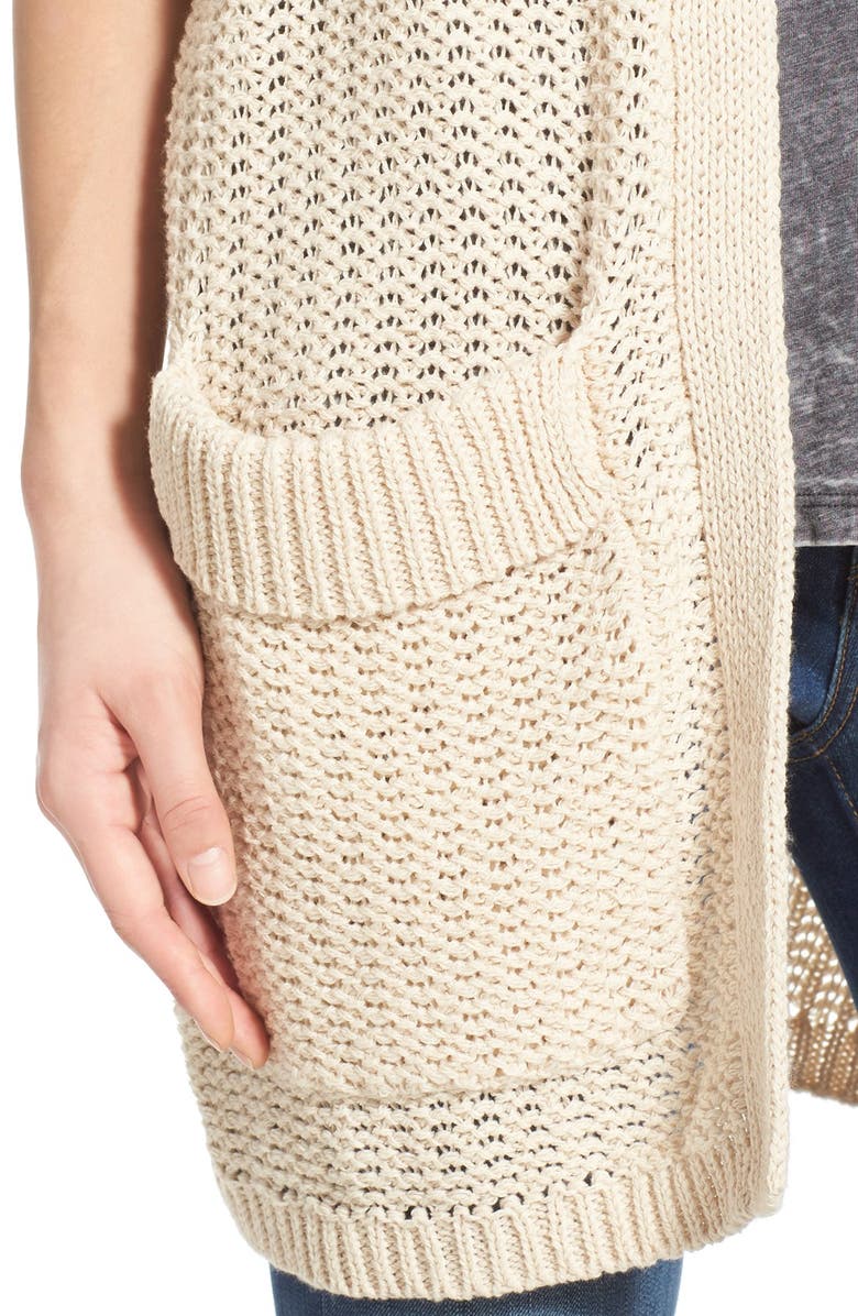 Hinge Open Front Cardigan, Alternate, color, 