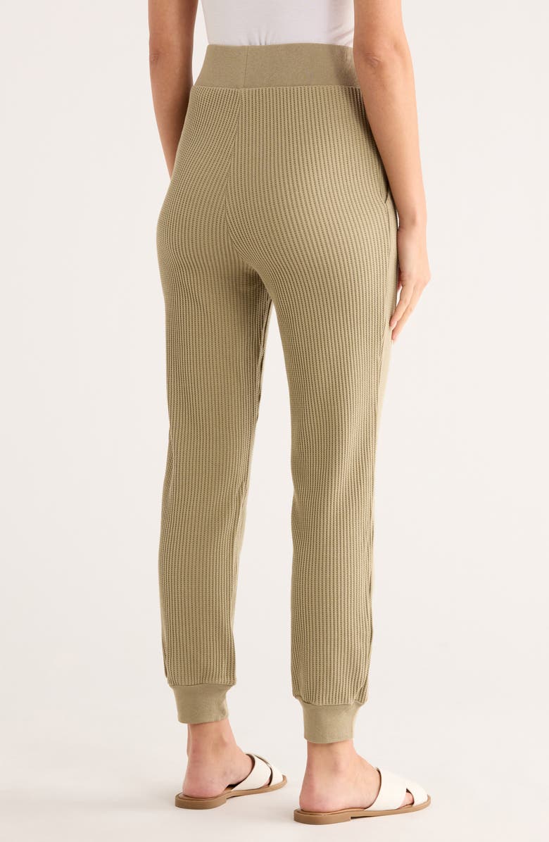 The Range Stretch Cotton Waffle Knit Joggers, Alternate, color, Moss