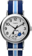 Timex® Peanuts® x Timex Weekender Pickleball 37mm Fabric Strap Watch