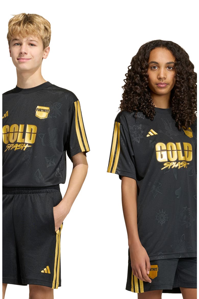 x Fortnite Kids' Midas Jersey, Alternate, color, BLACK