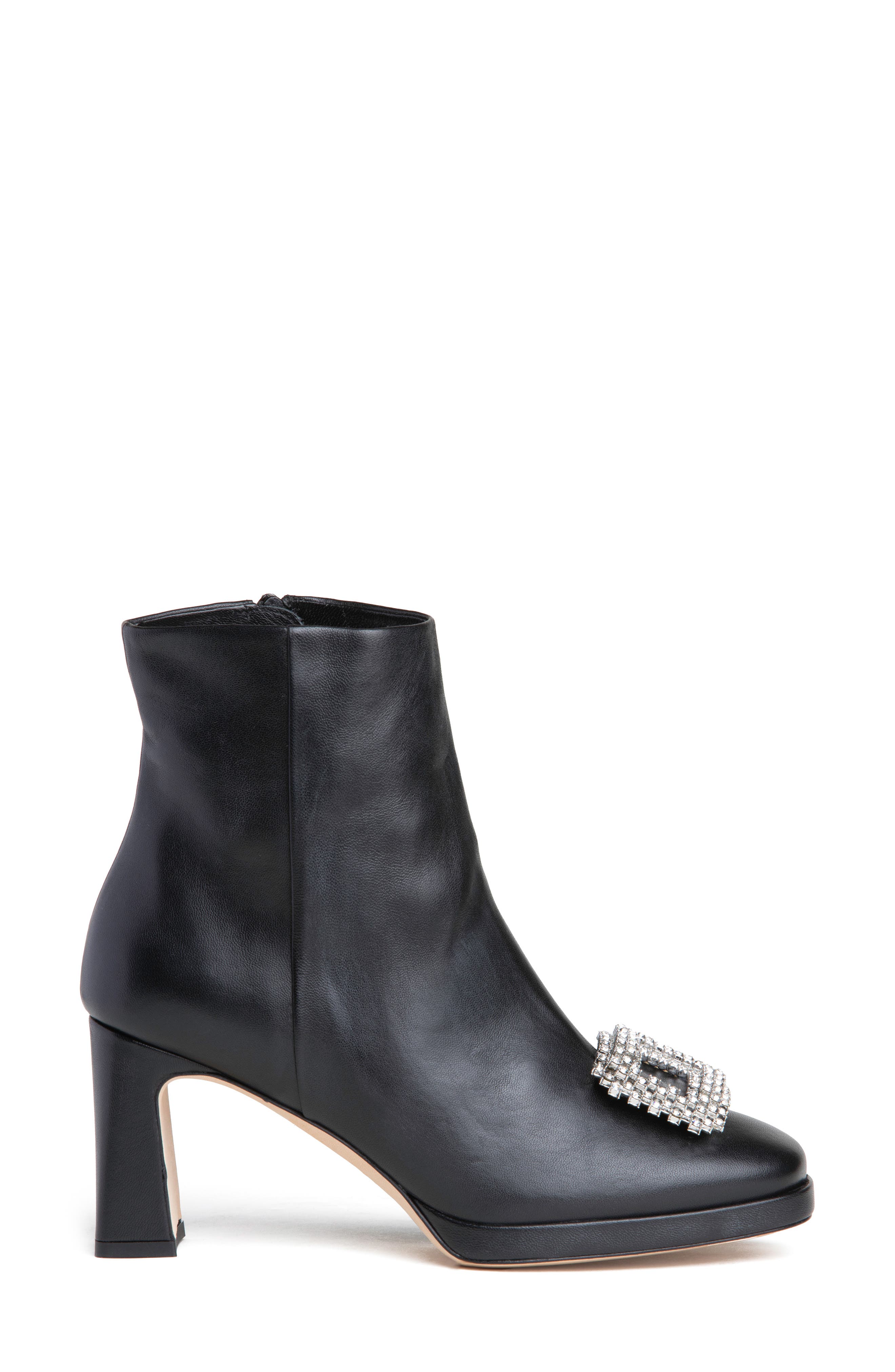 BEAUTIISOLES Scarlet Platform Bootie, Alternate, color, Black