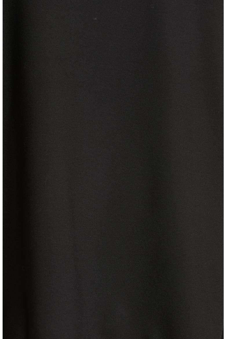 Funnel Neck Ponte Knit Top, Alternate, color, BLACK