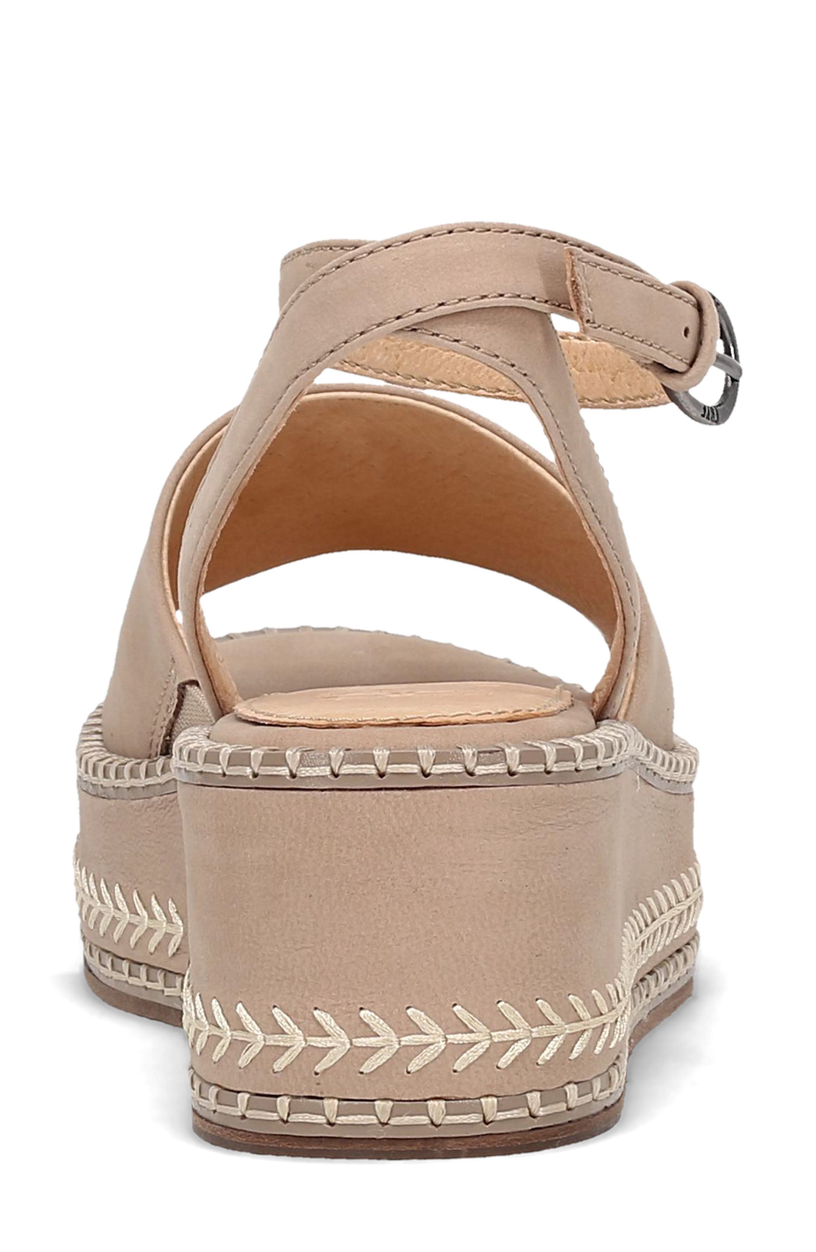 Joy Platform Wedge Sandal, Alternate, color, CLAY