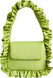 Baggy London Baguette Flap Denim Shoulder Bag