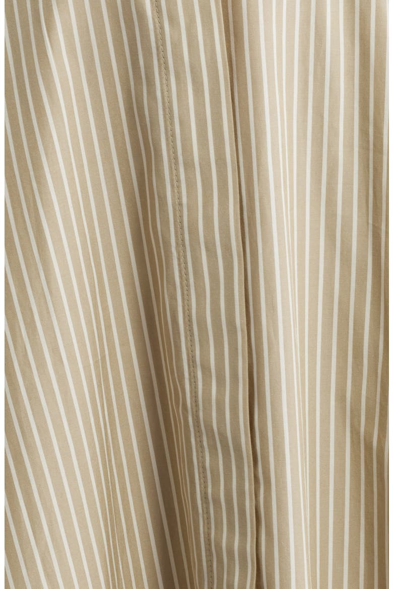 Aiden Stripe Poplin Maxi Shirtdress, Alternate, color, BEIGE STRIPE