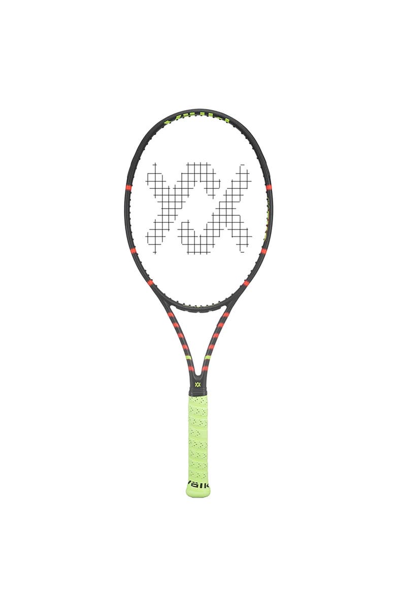 Volkl C10 Evo Unstrung Tennis Racquet, Main, color, Black