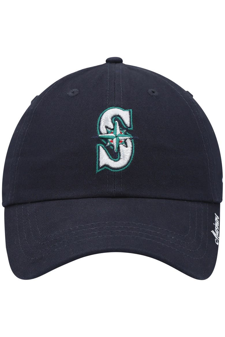 Women's '47 Navy Seattle Mariners Team Miata Clean Up Adjustable Hat, Alternate, color, Navy