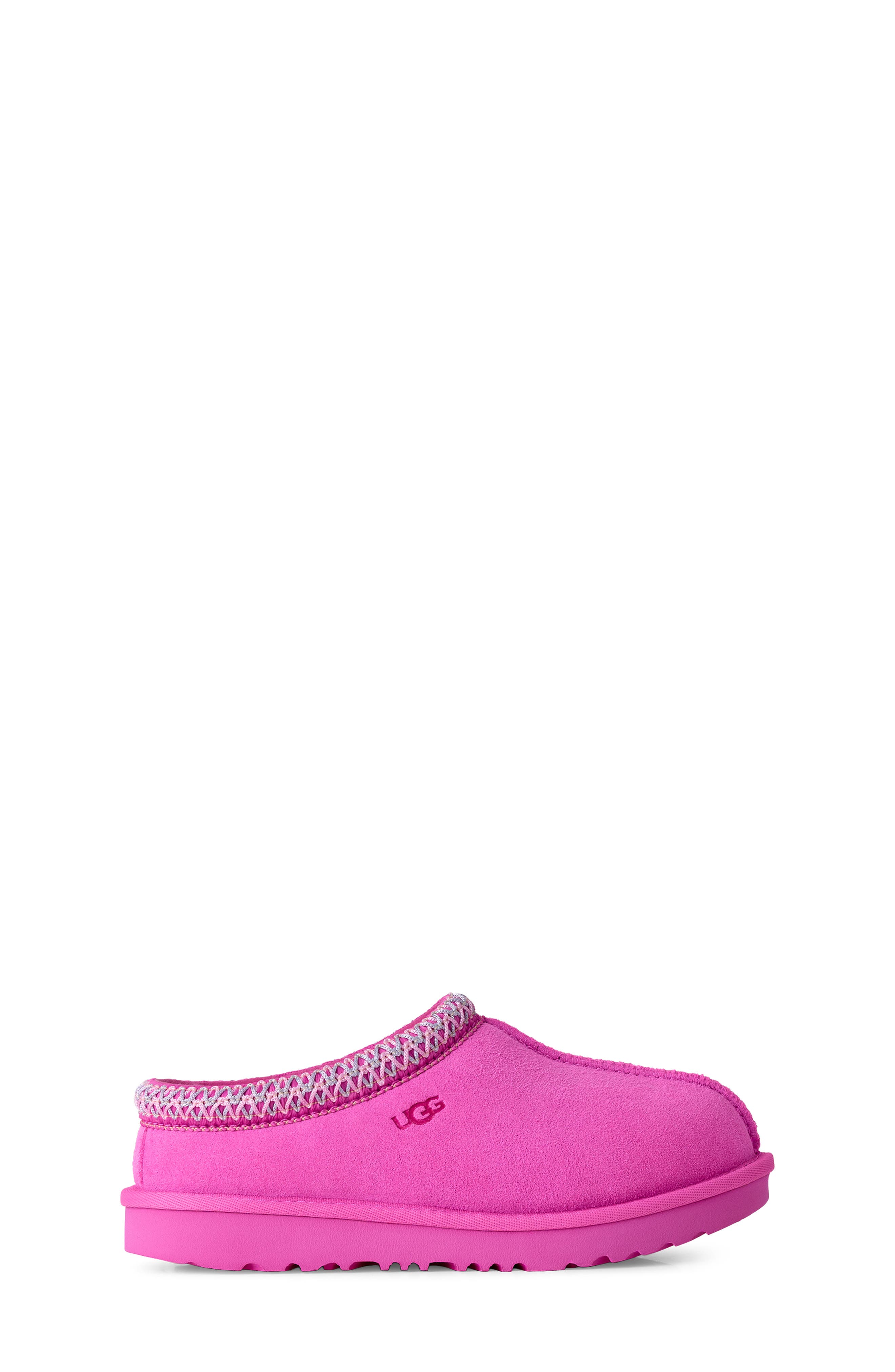Kids' Tasman II Embroidered Slipper, Alternate, color, BRIGHT FUCHSIA