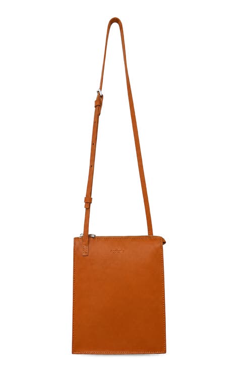 Polly Leather Crossbody Bag