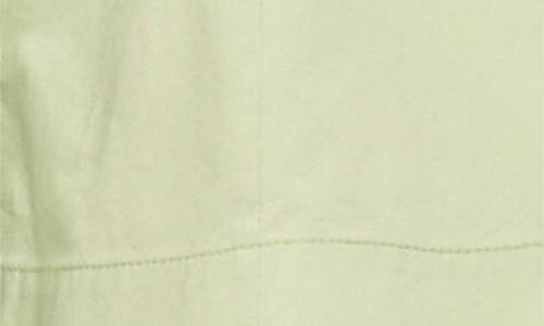 Staud Wylie Stretch Cotton Minidress In Pale Jade