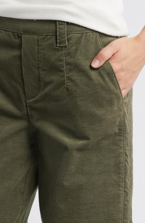 Wit & Wisdom 'ab'solution Skyrise Pull-on Wide Leg Twill Pants In Green