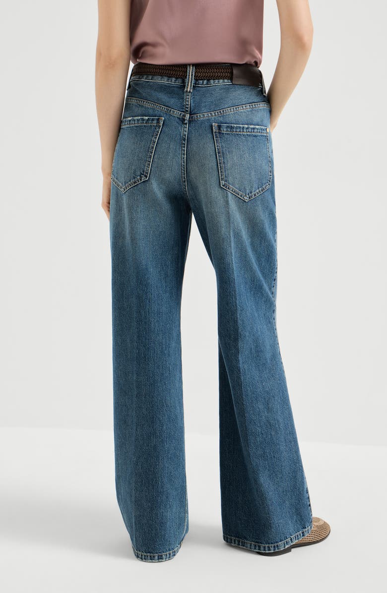 Brunello Cucinelli Contemporary Loose trousers, Alternate, color, Denim