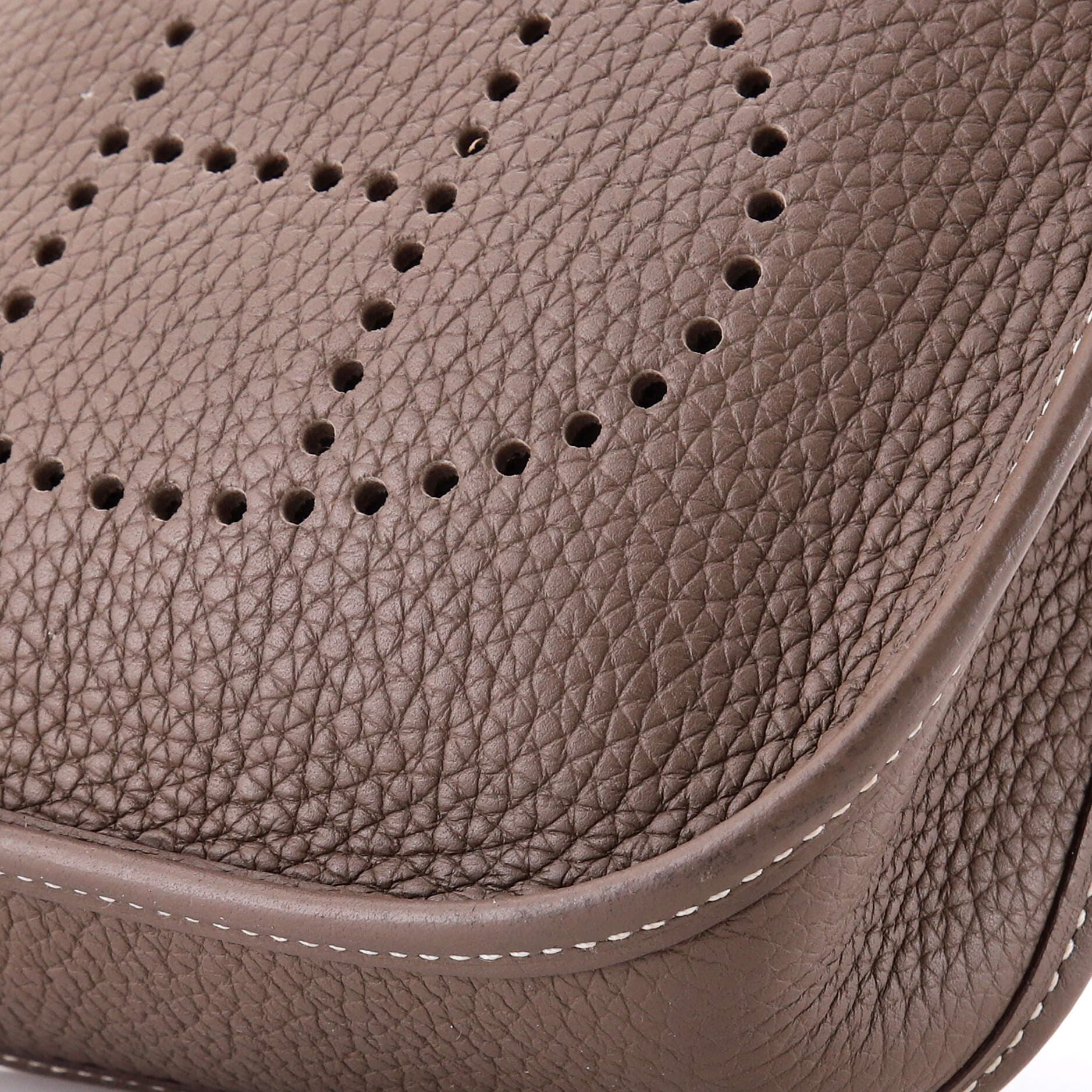 Pre-Owned Hermes Evelyne Bag Gen III Clemence TPM, Alternate, color, Etoupe