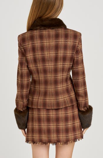 x Sara Walker Emily Faux Fur Jacket
