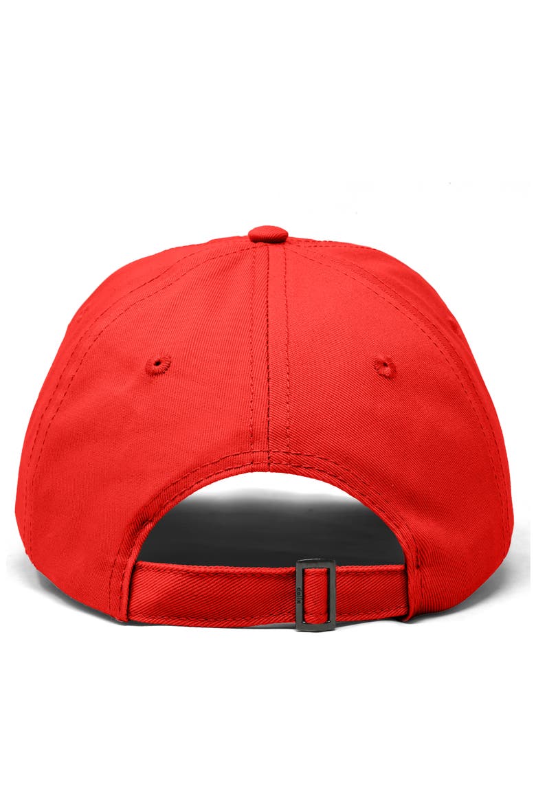 Womens Lil Coffee Dad Hat, Alternate, color, Red