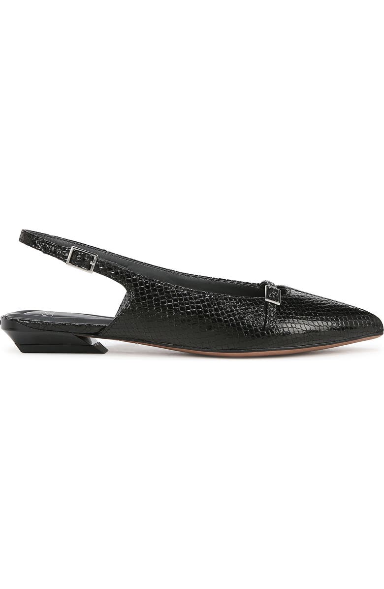 SARTO by Franco Sarto Emma Pointed Toe Slingback Flat, Alternate, color, Black