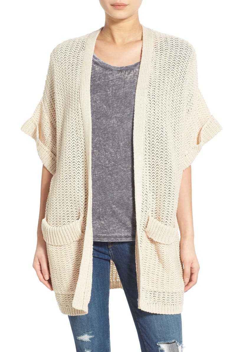 Hinge Open Front Cardigan, Main, color, 