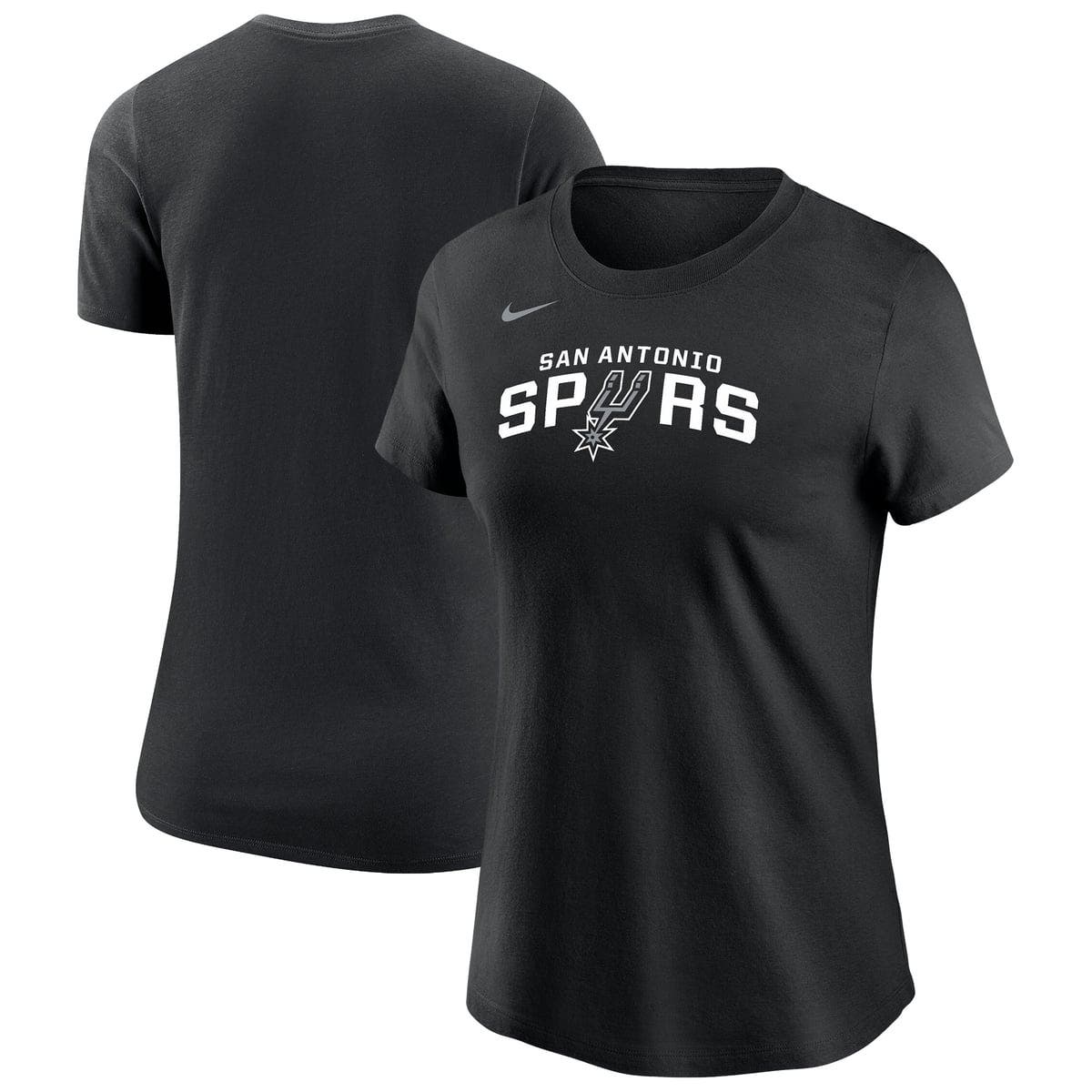 Nike Women's Nike Black San Antonio Spurs Wordmark Core T-Shirt (Women ...