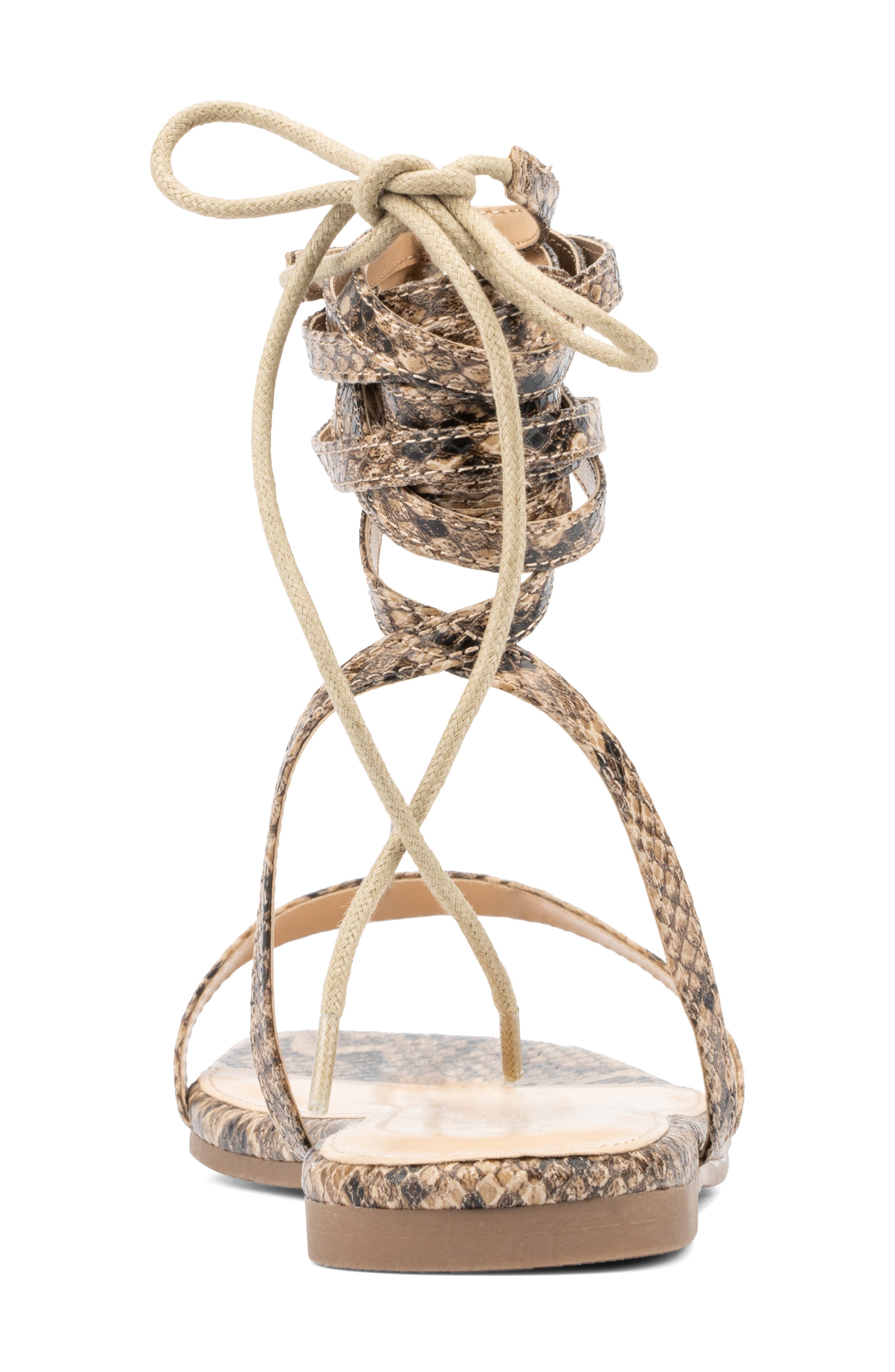 Fashion to Figure Zena Stud Sandal - Wide Width, Alternate, color, Tan