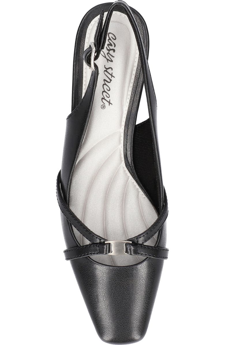 EASY STREET Ridley Kitten Heel Slingback Pump, Alternate, color, Black