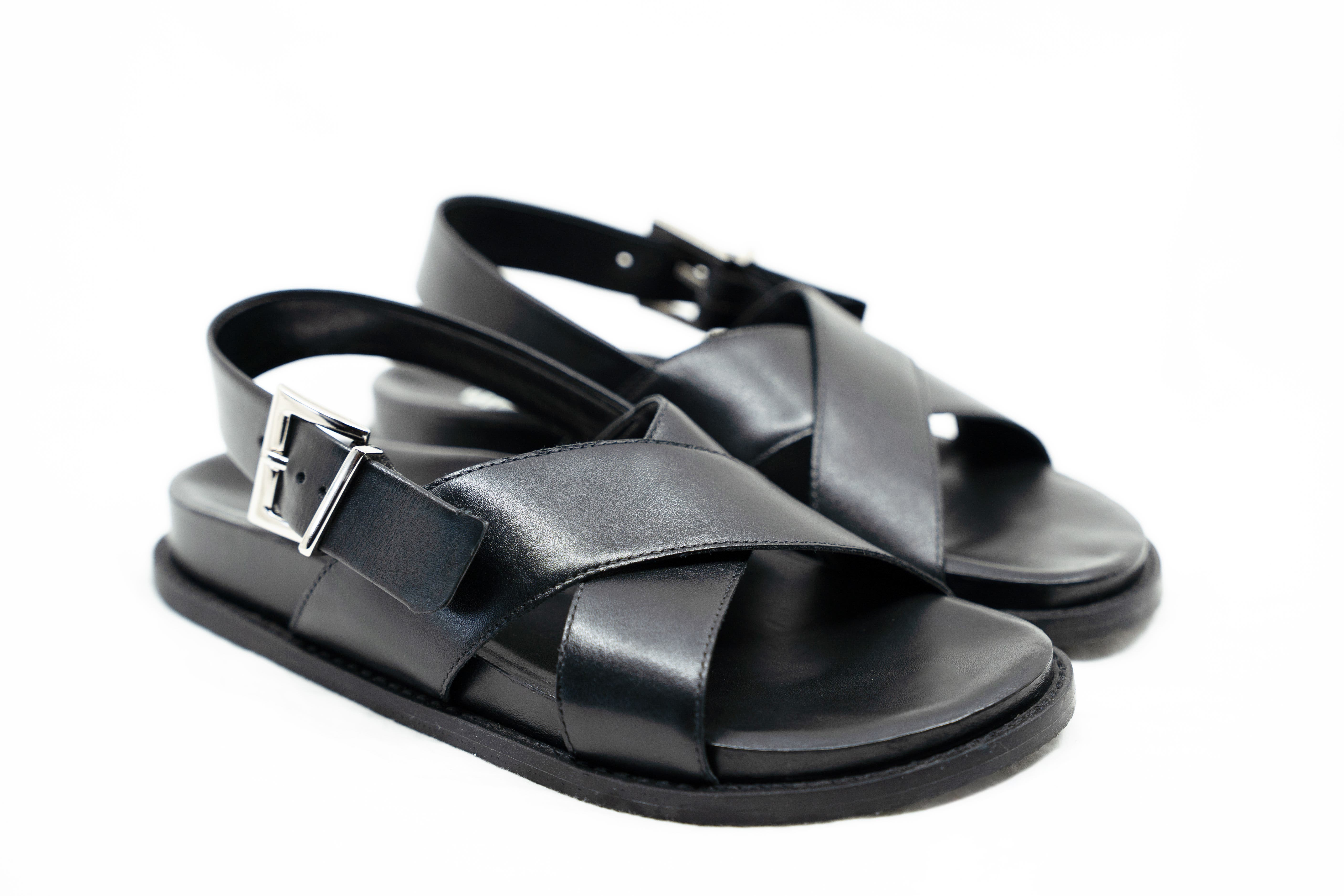 The Dewey Sandal, Alternate, color, Black