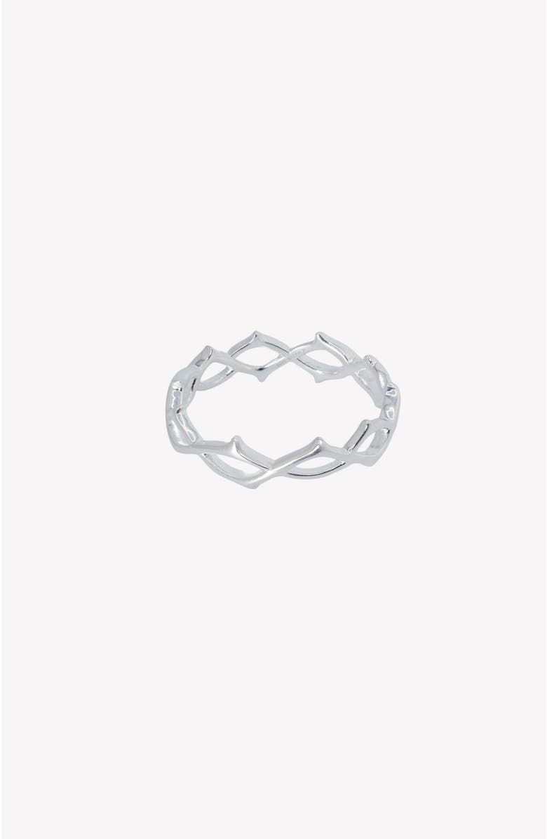 Rizen Jewelry Crown Of Thorns Band Ring, Alternate, color, 18K Gold Plated