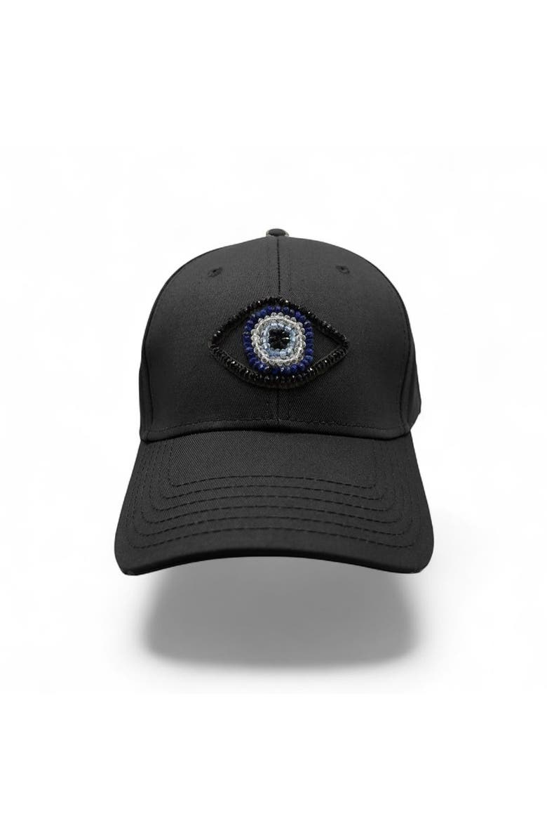 C. GRASSI The Energy Project - Evil Eye Hat, Main, color, Black