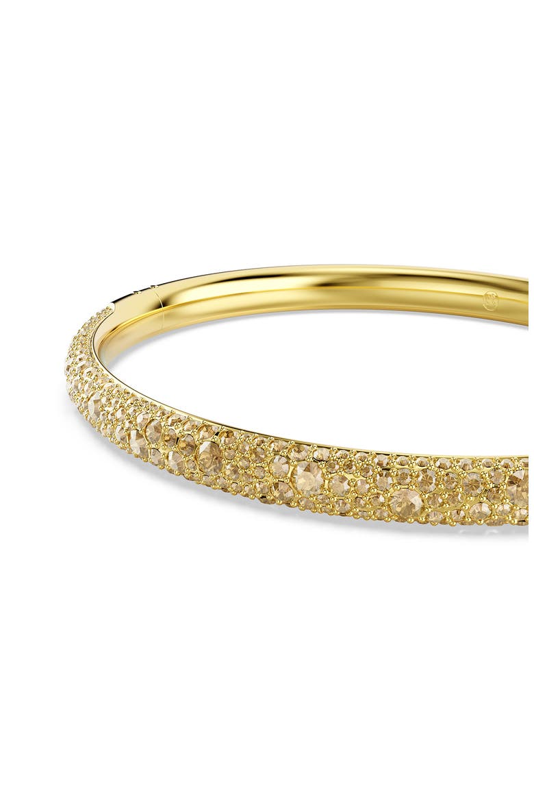 Sublima Crystal Hinged Bangle Bracelet, Alternate, color, GOLD