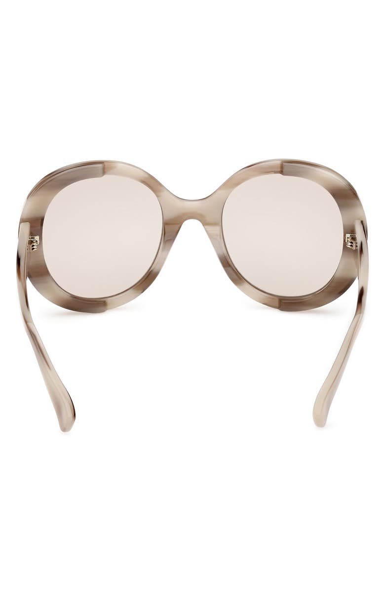 Max Mara 54mm Round Sunglasses, Alternate, color,