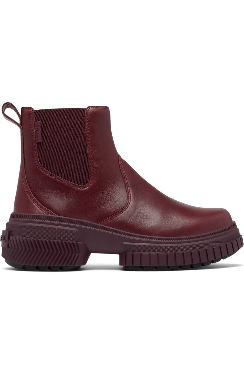 SOREL Ona Ave Waterproof Chelsea Boot, Alternate, color, Epic Plum/ Black