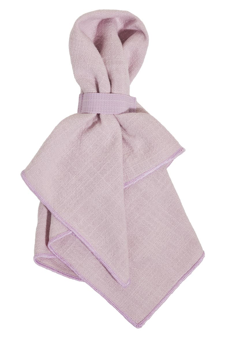 Set of 4 Loop Napkins, Alternate, color, LAVENDER