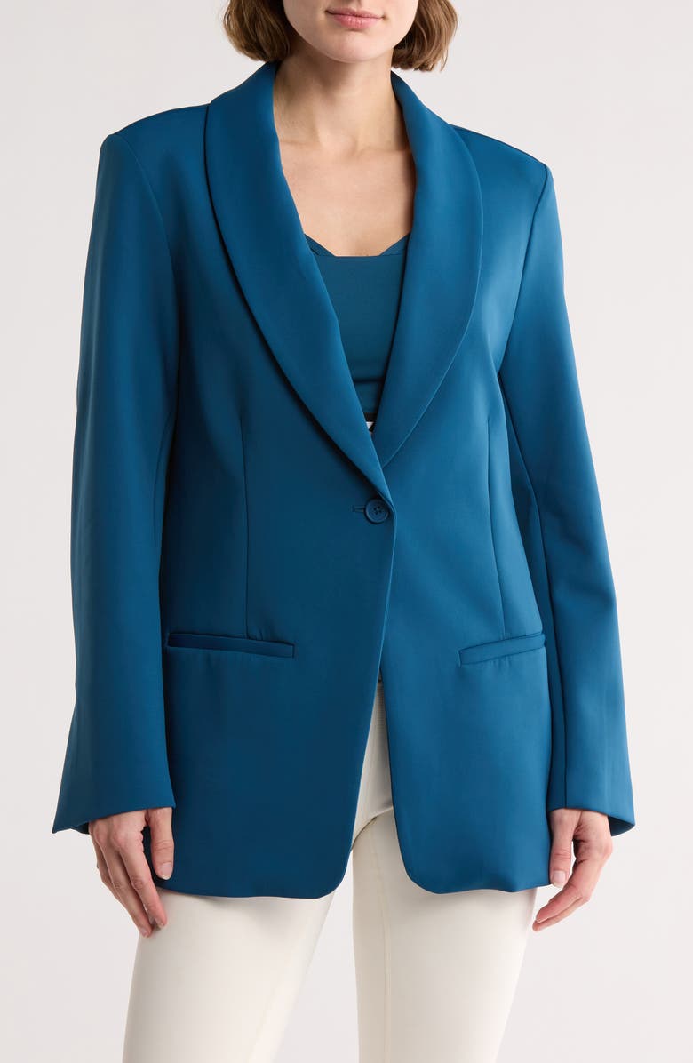 Faith Connexion Shawl Collar Blazer, Main, color, Sailor Blue