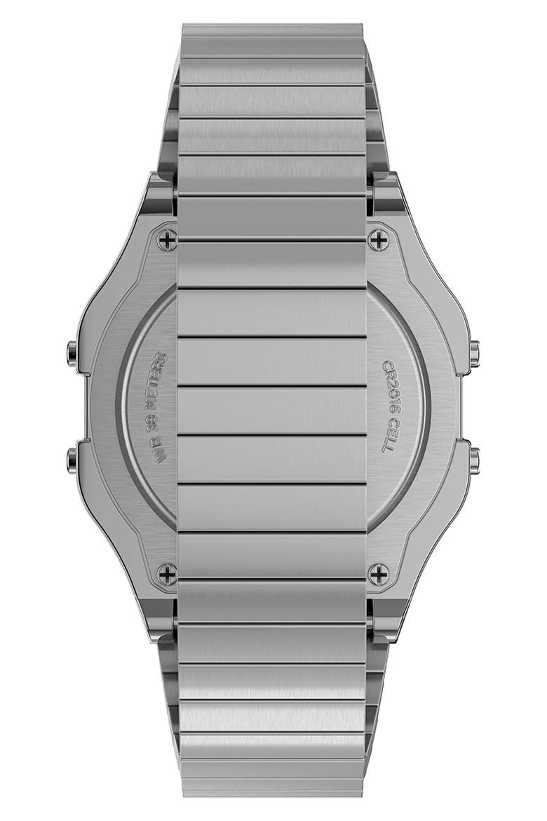 T80 Digital Expansion Band Watch, 34mm, Alternate, color, SILVER