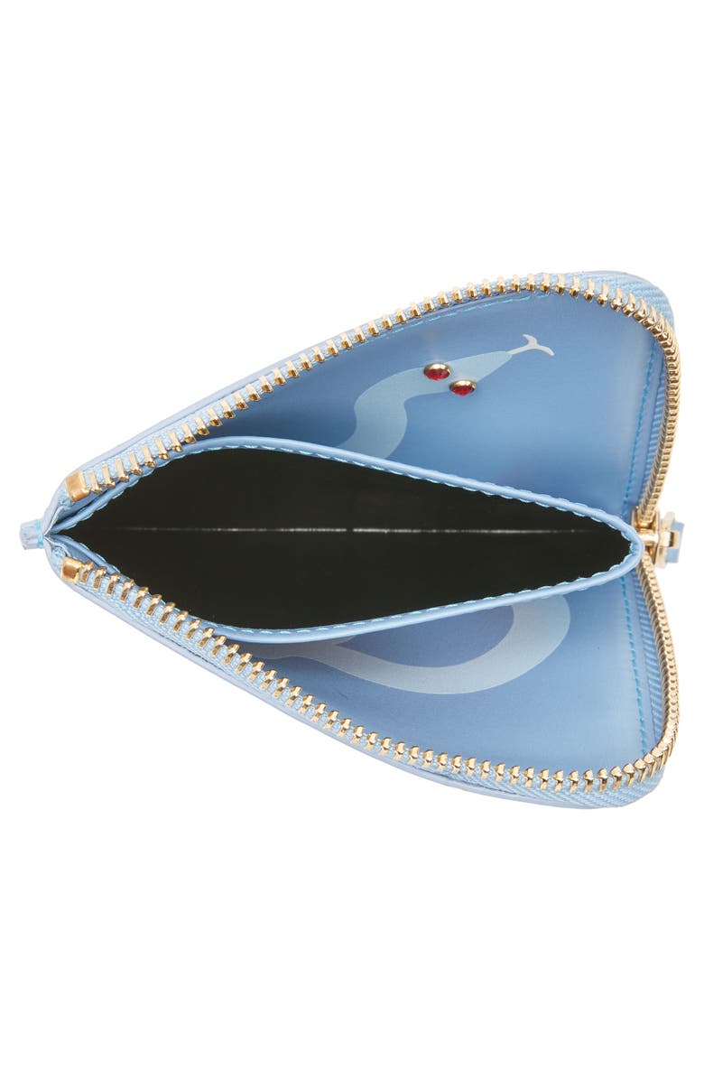 Comme des Garçons Wallets Ruby Eyes Graphic Half-Zip Wallet, Alternate, color, 