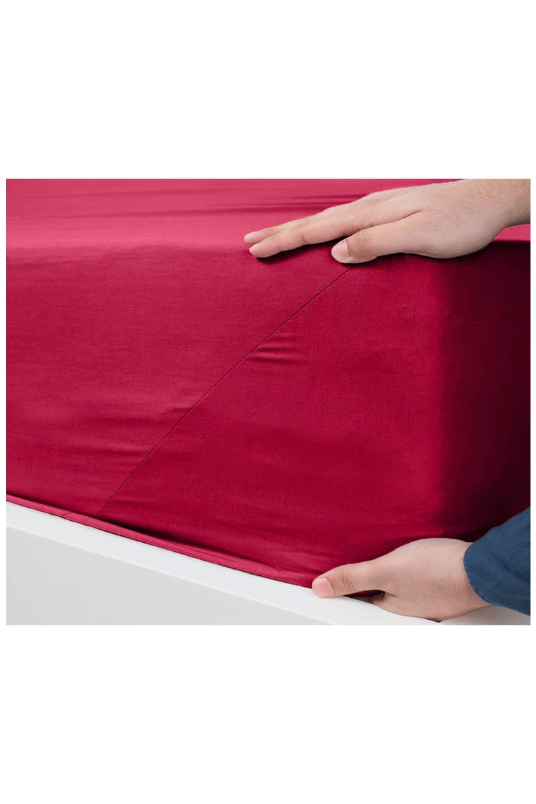 225 Thread Count Sheet Set, Alternate, color, PAPRIKA