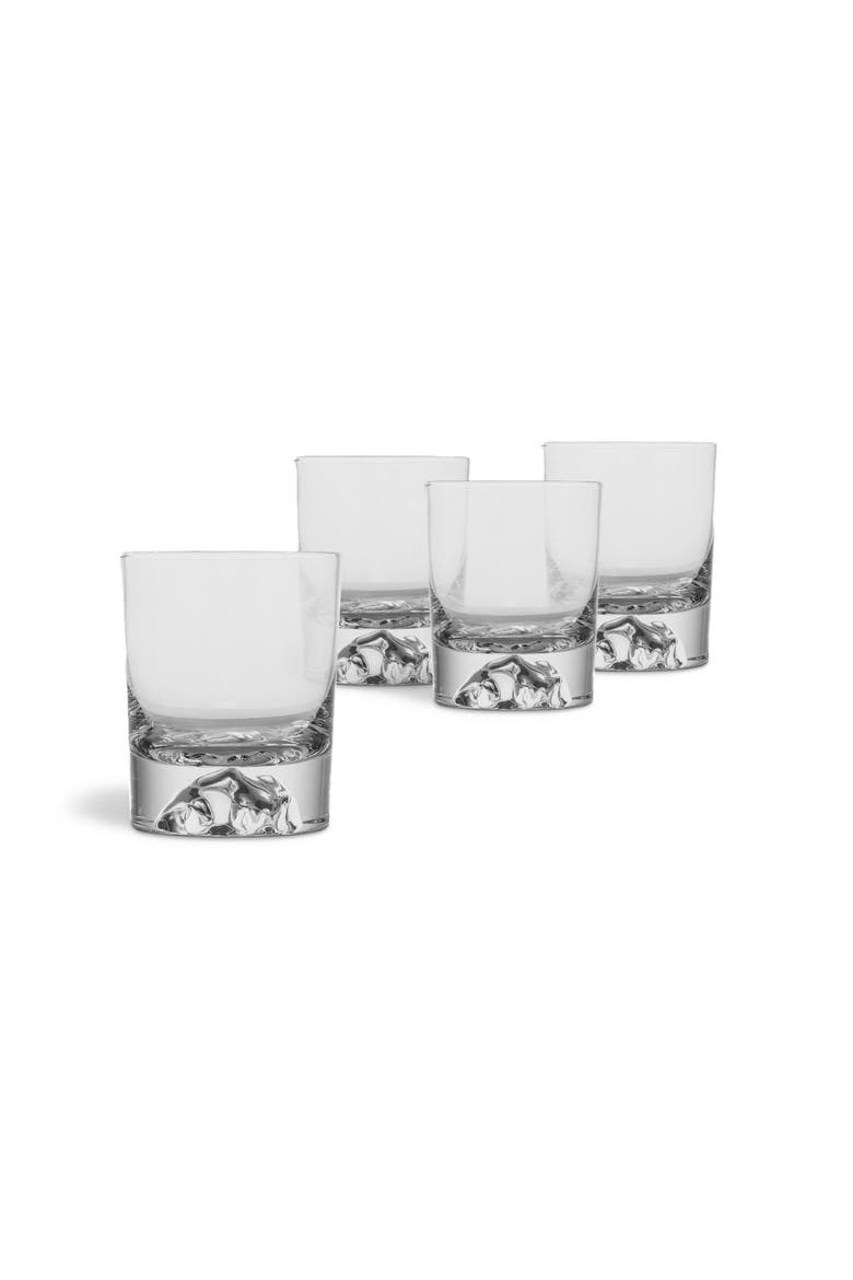 Iceberg Set of glasses for drinks, Alternate, color, White