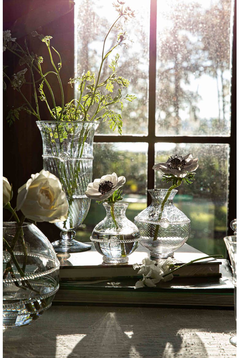 Graham Petite Glass Vase, Alternate, color, CLEAR