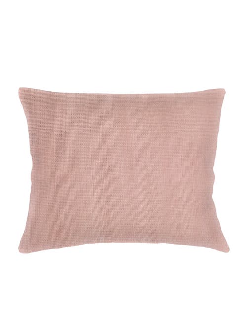Anaya So Soft Linen Dutch Euro Pillow Cover Only In Rose Pink