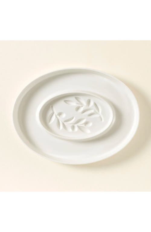 Uncommon Goods Olive Oil And Vinegar Dipping Tray In White