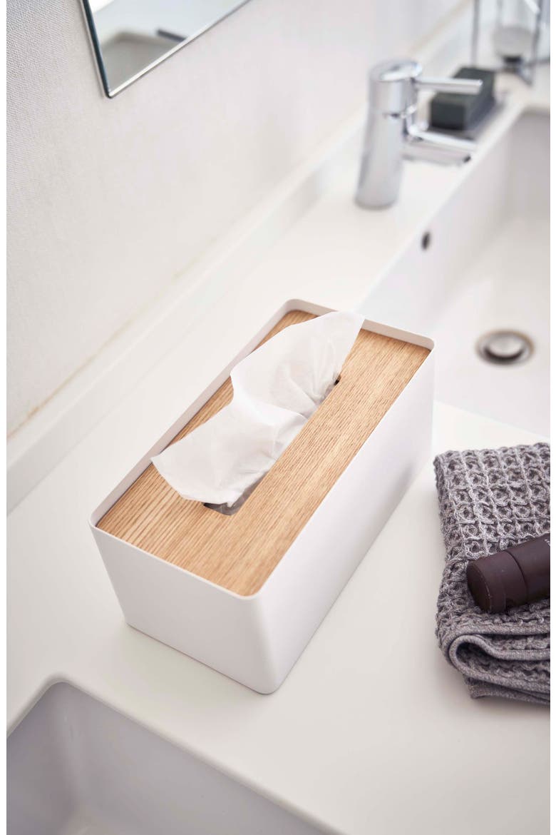 Standard Rectangular Tissue Box Case, Alternate, color, ASH