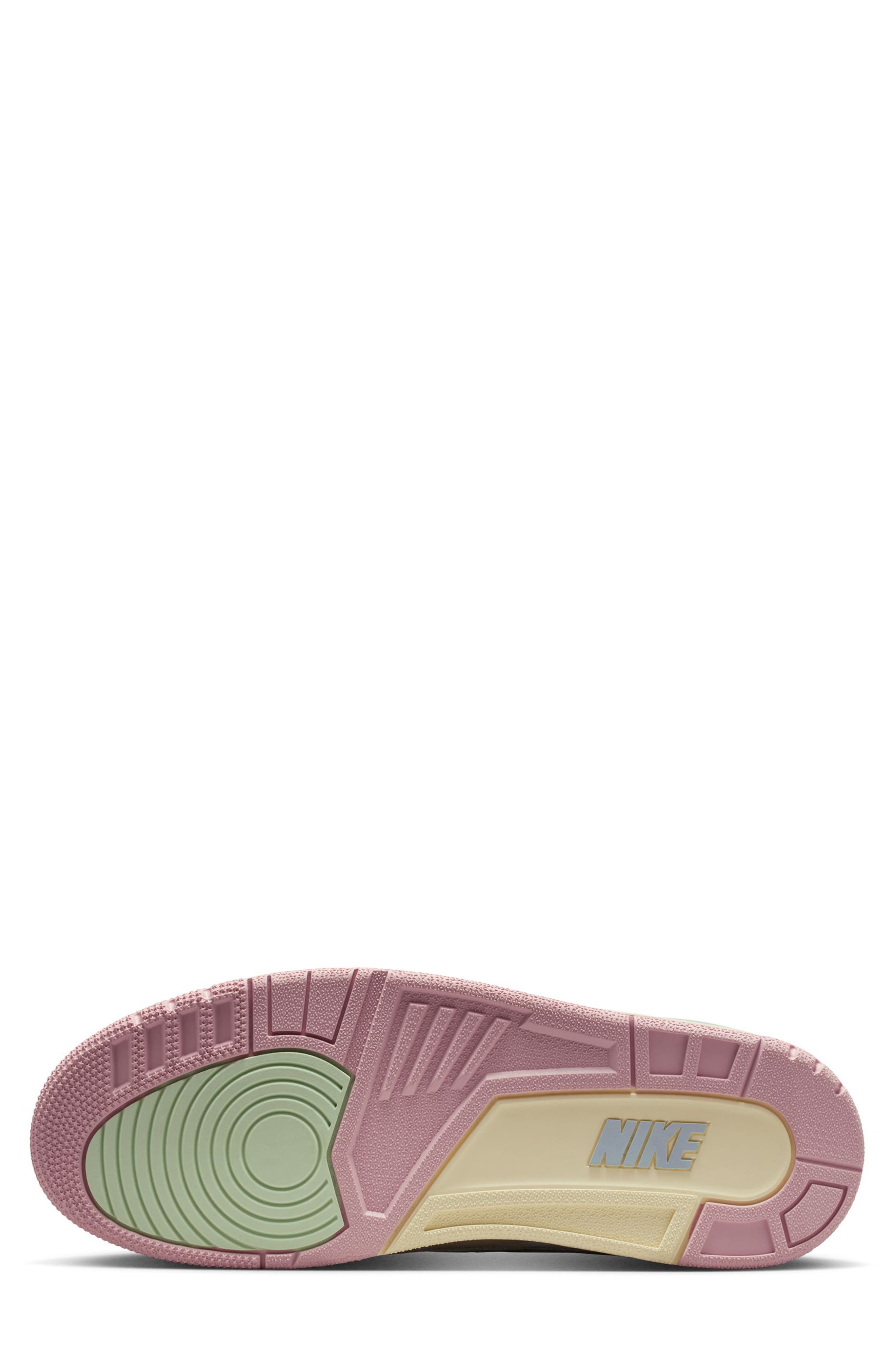 Jordan Air Jordan 3 Retro Basketball Sneaker, Alternate, color, Sail/ Jade Aura/ Iced Carmine