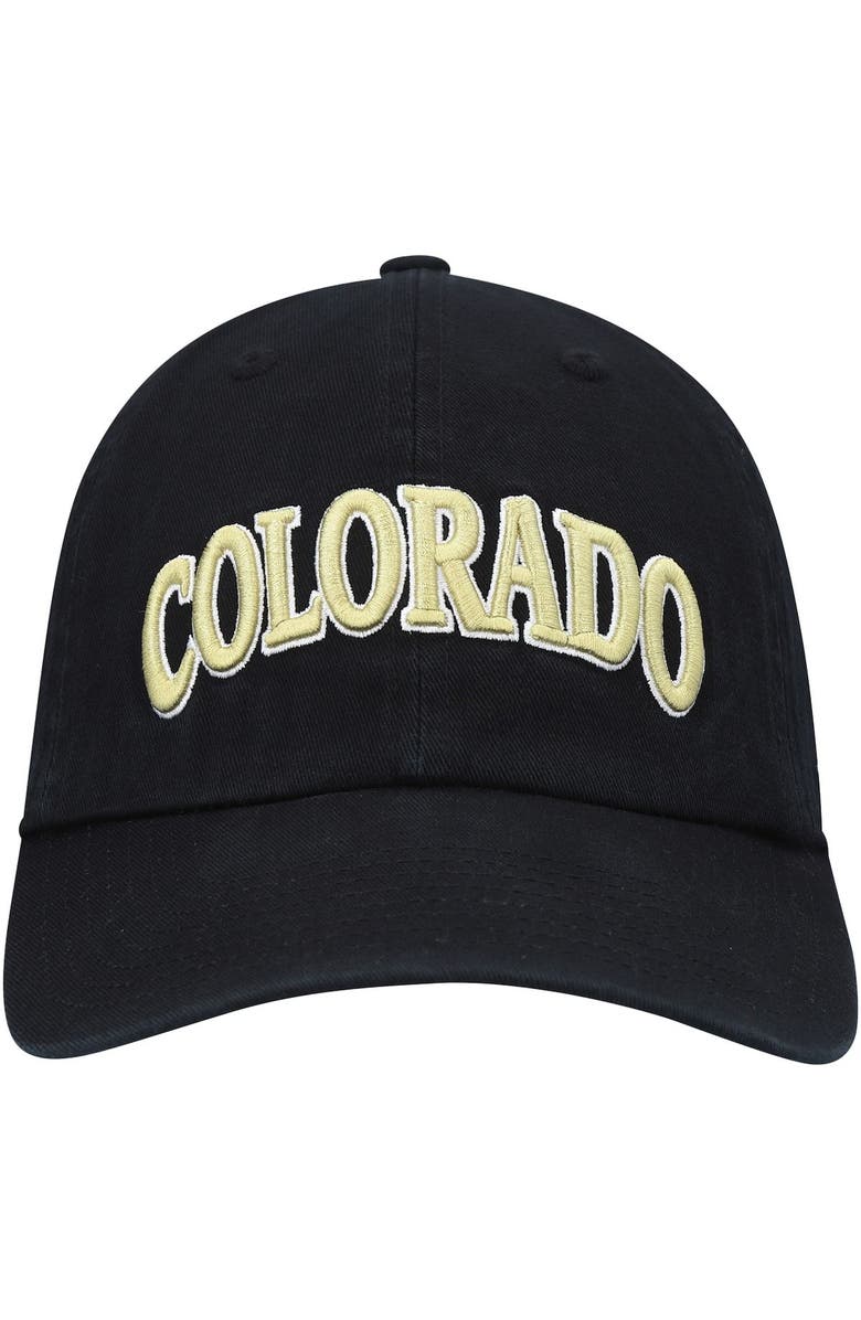 '47 Men's '47 Black Colorado Buffaloes Archie Script Clean Up Adjustable Hat, Alternate, color,