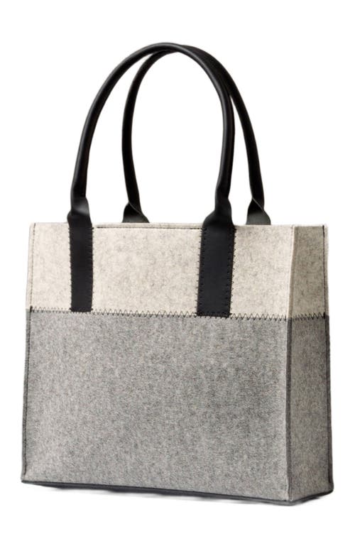 Graf & Lantz Graf Lantz Jaunt Merino Wool Midi Tote In Black