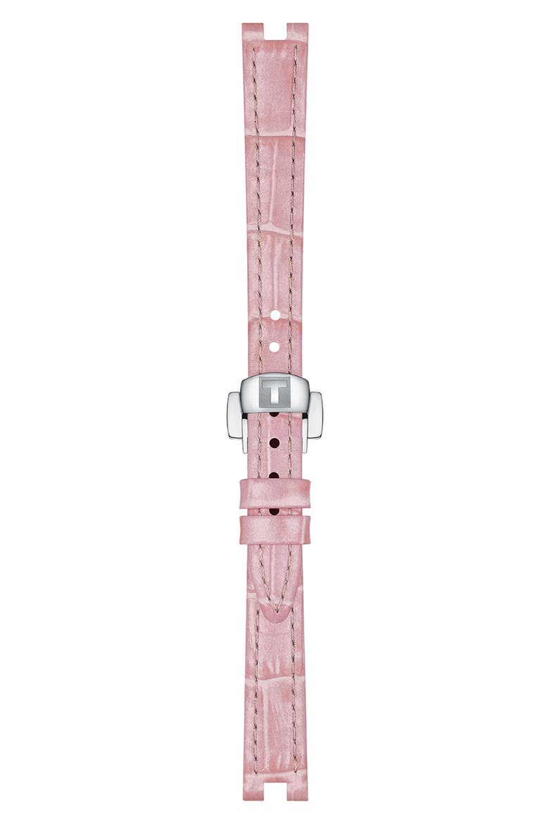 Bellissima Leather Strap Watch, 26mm, Alternate, color, PINK