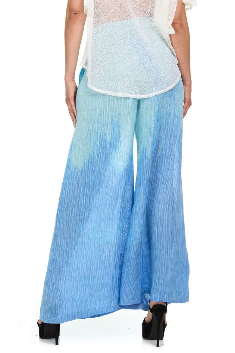 FLARED OMBRE PANTS, Alternate, color, BLUE