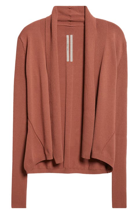 ジャケット RICK OWENS Women Sweater RP02C1628WSB 04 BROWN RICK OWENS - TOPS - Rick Owens