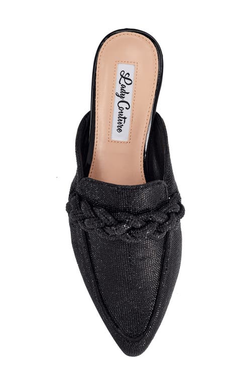 Lady Couture Women's Monaco Embellished Mules In Black