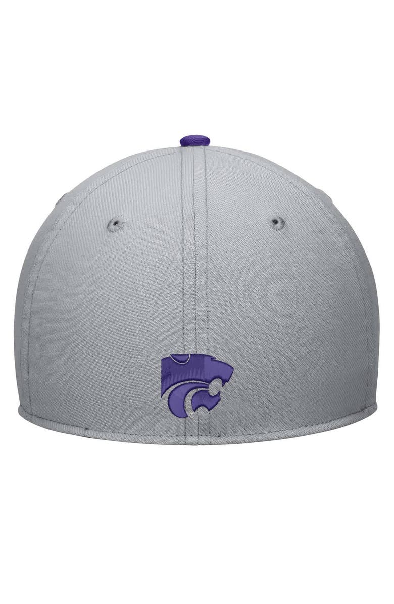 Nike Men's Nike Gray Kansas State Wildcats Rise Flex Hat, Alternate, color, Gray