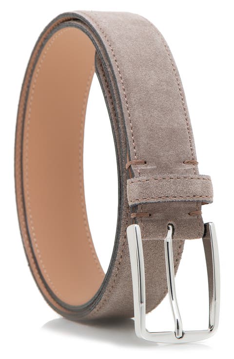 Italian Suede Leather Belt