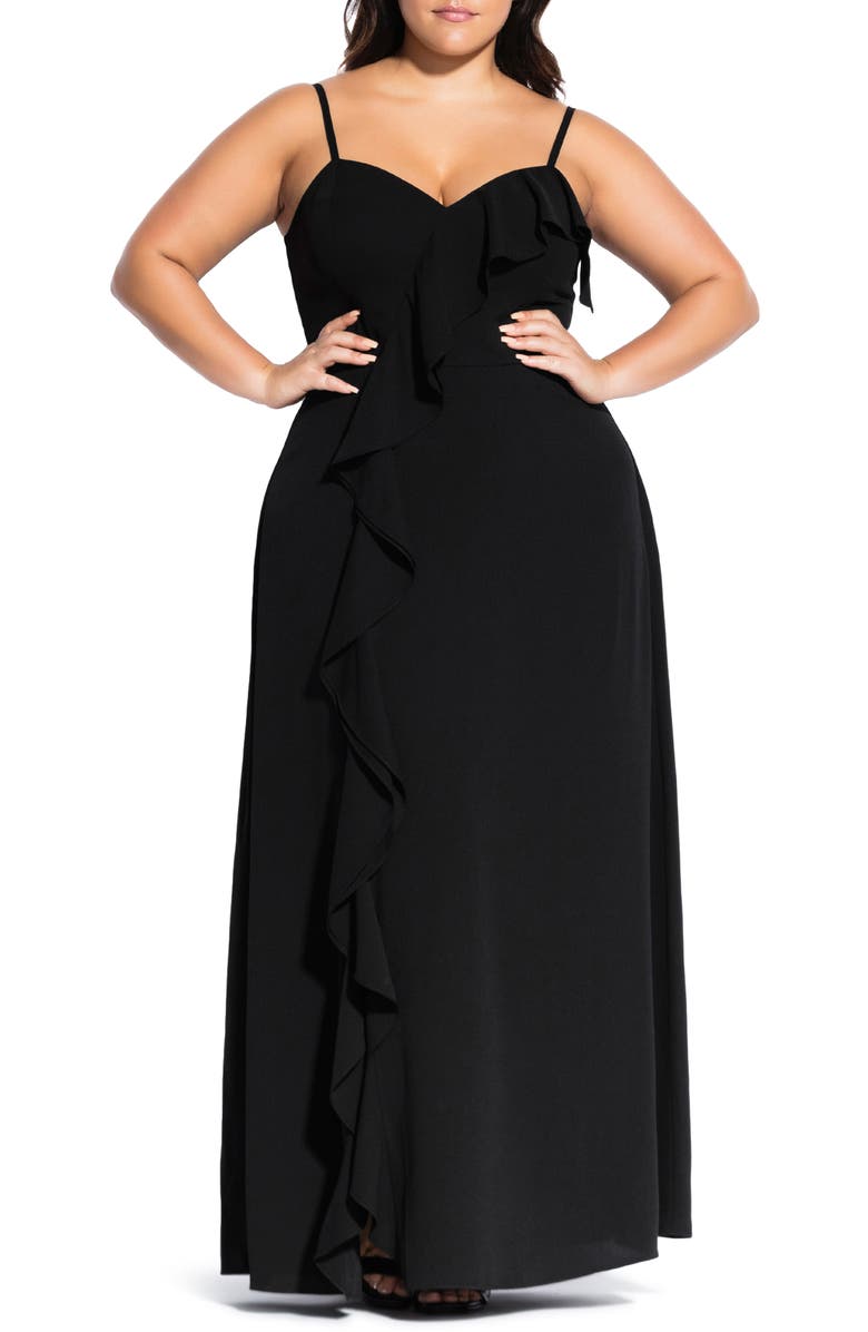 City Chic Catalina Maxi Dress, Main, color, 